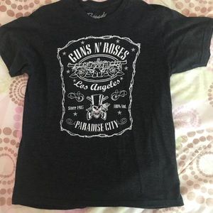 Grey Guns N Roses Shirt